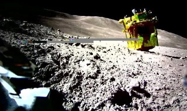 عکسی از لندر ژاپنی روی ماه