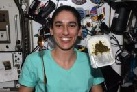 یاسمین مقبلی قرمه سبزی را به فضا برد!